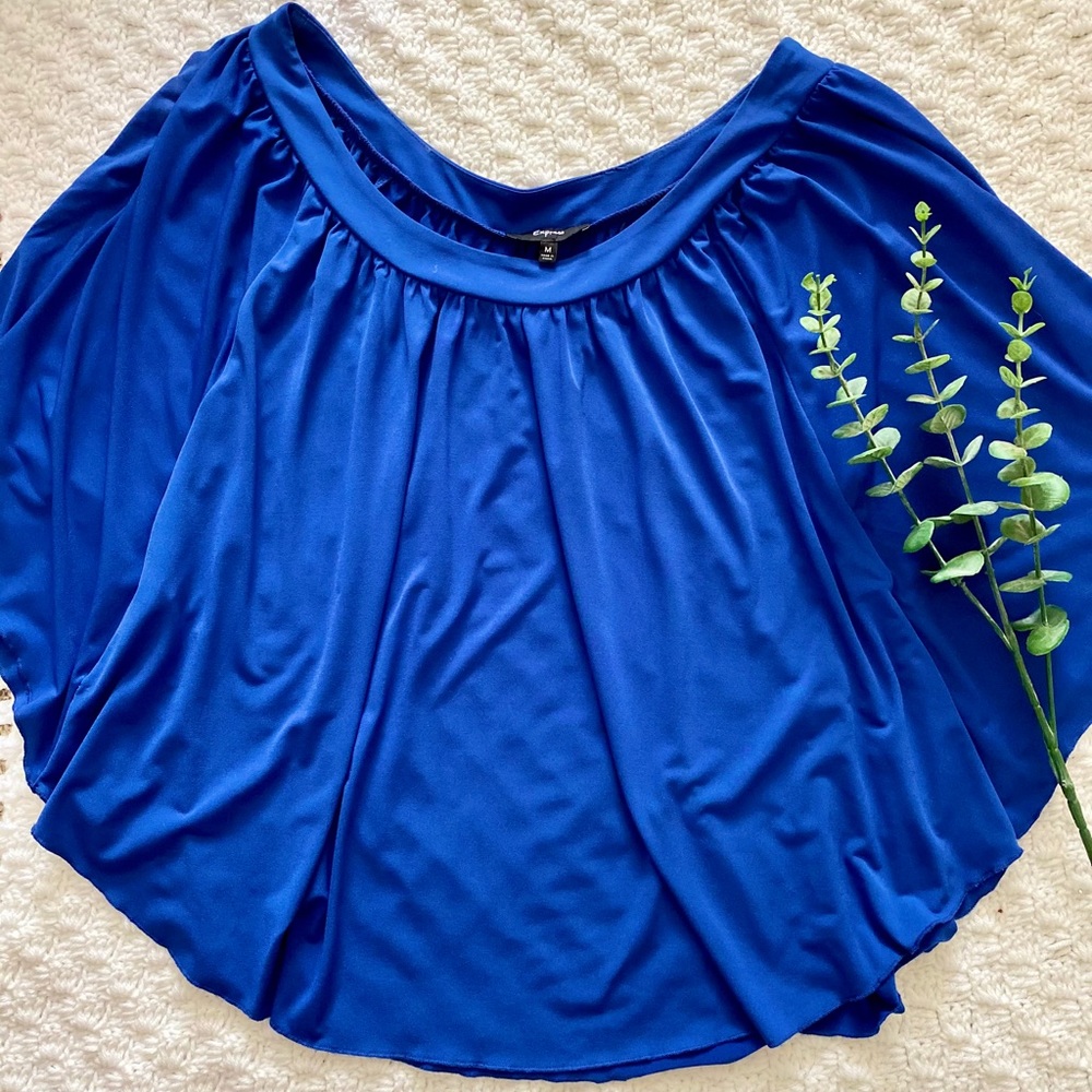 3 for $25! Express flowy cobalt top